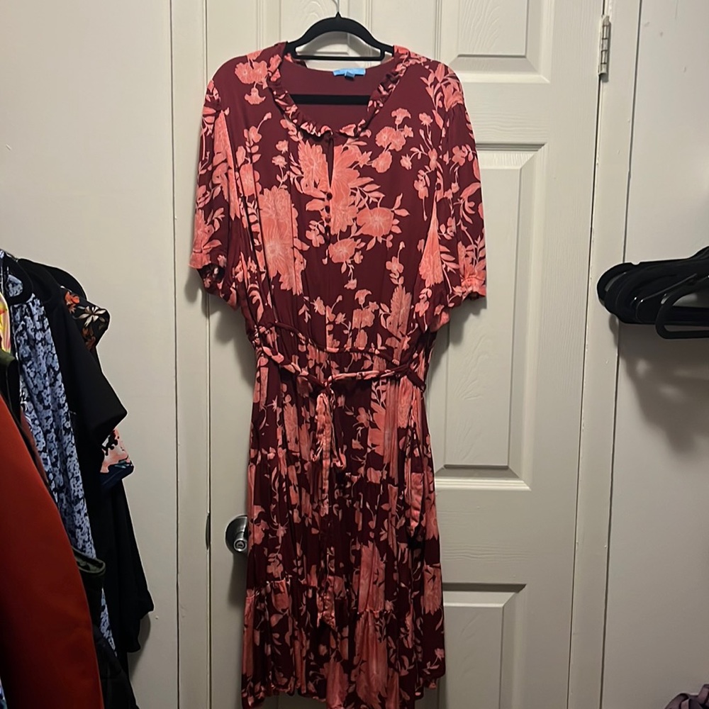 NWOT Draper James ruffle dress